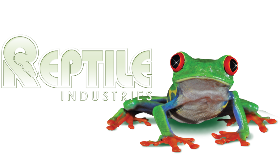 Reptile Industries Logo with Frog